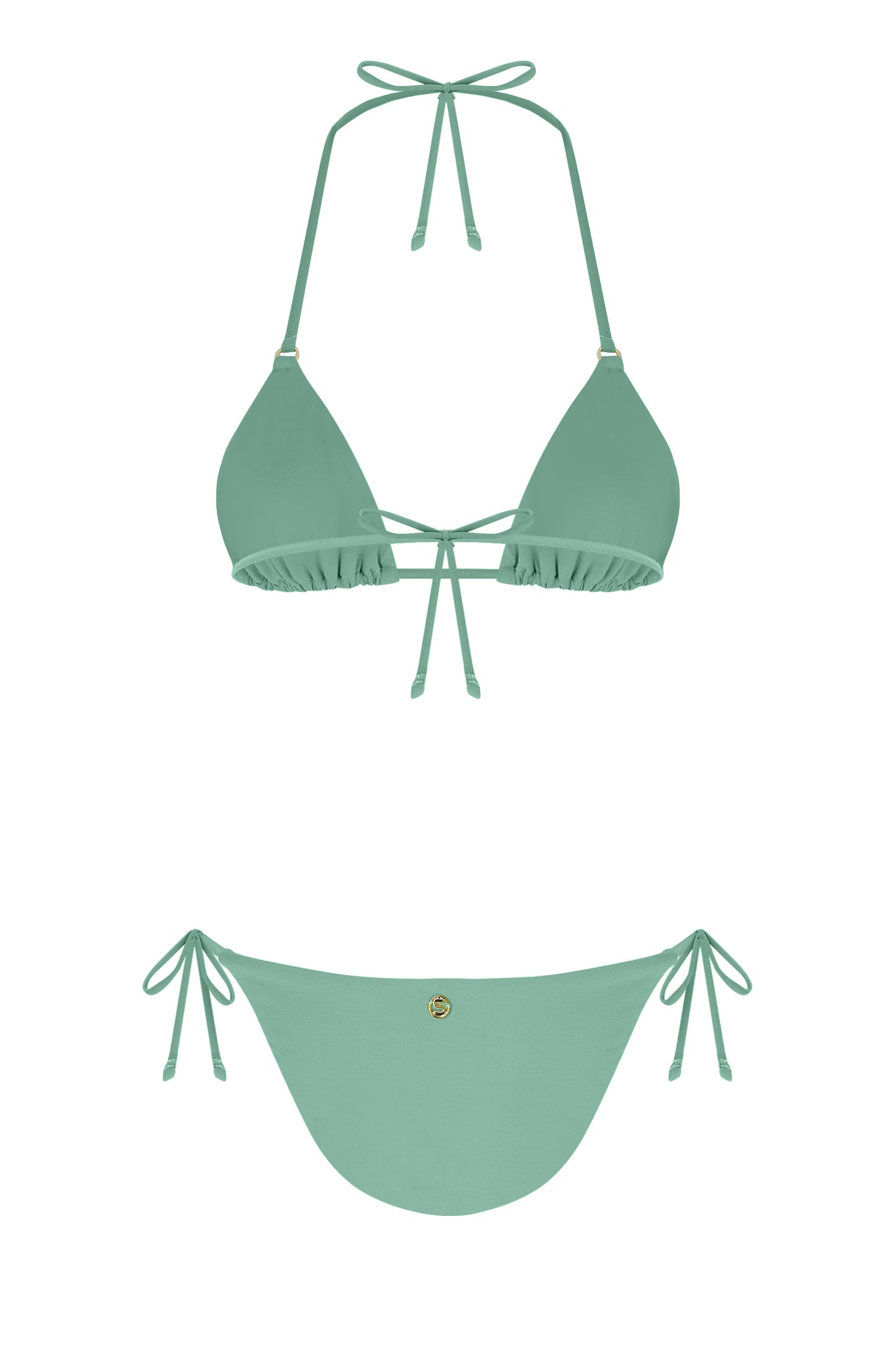 Isla Palm Green Bottom